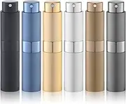 Lulupack Perfume Atomizer Travel Refillable Bottle: Cologne Sprayer Portable for Men - Mini Spray Empty for Refill - 8ml Small Size Brown