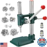 Soiiw Fabric Button Maker Kit Handmade Cloth Covered Button Maker Punch Press