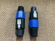 6pcs Male 4 Pole Conductor Cable Connector for SPEAKON Audio Loudspeaker