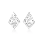 Georgini Rock Star Shield Silver Earrings