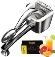 Lemon Squeezer Stainless Steel, Manual Juicer Citrus Lime Orange Fruit Squeez...
