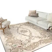 Bohemian Rug Pads Rectangular Non Slip Floor Protective Carpet for Home Decoration-Style 4