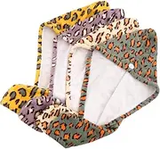 OSOLADY Thick Microfiber Hair Dry Cap Quick Drying Leopard Print Wrap for Women 1 Size Fits Bathing Travel Essential