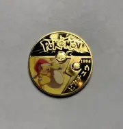 Christmas Gift Sack Pikachu Premium Collection collectible Metal Gold Coin M/NM