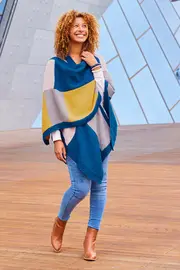 Colour Block Wrap--HAND-205