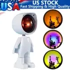 LED Night Light Photography Lighting Room Decor Sunset Projection Lamp Rainbow