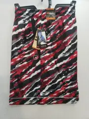 And1 Men’s 3XL (48/50) Red With Black /White Basketball Shorts 8" Inseam NWT