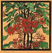 Wheel Flower : Margaret Preston : 1929: Art Print Suitable for Framing