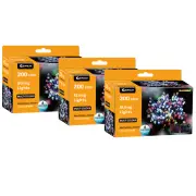 3x Sansai USB Power Indoor/Outdoor 200 LED String Light Party/Christmas Multi