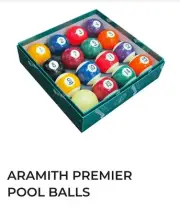 ARAMITH PREMIER POOL BALLS (2 INCH)