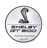 Shelby GT500 Carroll Shelby Signature Steel Sign - 19"