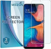 [3 Pack] Anti-Glare Matte Screen Protector Film for Samsung Galaxy A20 – Case Friendly, Shock Absorption (Galaxy A20, Matte)