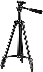 Aluminum Alloy Tripod Mobile Broadcast Rack 3 Position Phone Holder Selfie Stick Multi-Functional for DSLR Cameras
