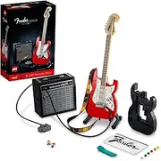 [LEGO] Ideas Fender® Stratocaster™ 21329 Building Kit;for Music Lovers, Featuring a Buildable Display Model of a Fender® Stratocaster™ Guitar and 65 Princeton® Reverb Amplifier