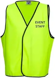EVENT STAFF HI-VIZ DAY VEST