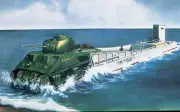 Airfix 1/76 Landing Craft Mechanised (LCM) Mk.III & Sherman Tank