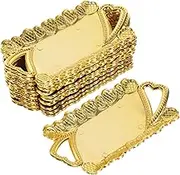 Ciieeo Mini Tray Appetizer Plate Dried Fruit Plates Snack Serving Trays for Home Decor