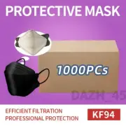 [1000 PCs] Black KF94 Disposable Face Mask 4 Layer Wholesale or Bulk buy Order