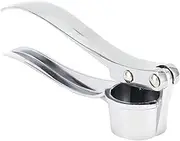 Fdit Stainless Steel Garlic Press Ergonomic Handle Garlic Mincer Ginger Press Crusher Kitchen Supplies Presses
