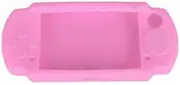 for PSP 3000 PSP 2000 Protective Soft Rubber Soft Protective Shell Case Cover PSP2000 PSP3000 (Pink)