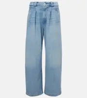 [Citizens of Humanity] Citizens of Humanity Cara twill cropped wide-leg pants 24 blue