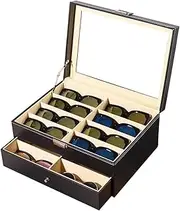 [HAMKVBPR] Sunglasses Storage Box Eyeglasses Storage Box Sunglasses Storage Box Portable Eyewear Display Case