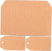 Homoyoyo 200Pcs Blank Hanging Tags Paintable Paper Labels with Pre Punched for Crafting DIY Projects and Wrapping