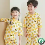 正韓 PUCO 超優質嬰幼兒/兒童七分袖100% 有機純棉家居服/睡衣_表情符號_PC21-008