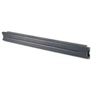 APC AR8136BLK200 Blanking Panel - Black - 1U Rack Height - 1 Pack - 44 mm Height - 483 mm Width - 3 mm Depth - AR8136BLK200