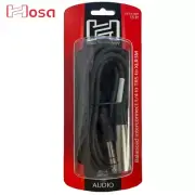 Hosa STX-115M 15FT 1/4" TRS to XLR Male Balanced Interconnect Cable