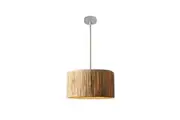 Perry Raffia Shade Classic Pendant Lamp Light Natural