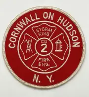 Cornwall On Hudson New York FD Company 2 Patch