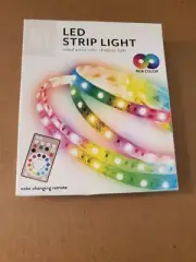 Vivitar LED USB Light Strip RGB Color 6ft, Trimable, Music Sync, Remote Control