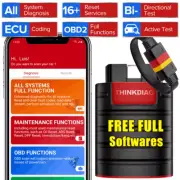 2024 THINKDIAG BT Car OBD2 Scanner Bidirectional All System Diagnostic Tool TPMS