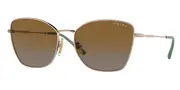 Vogue Eyewear VO4279S Polarized 5186T5 Women’s Sunglasses Brown Size 58