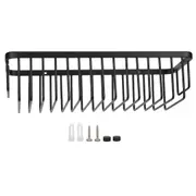 Wall Storage Rack Space Aluminum Rust Proof Large Capacity Kitchen Spice Organize Basket for Bathroom Beauty Salon