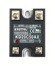 1pc KYOTTO AC Solid State Relay SSR KD20C50AX 280VAC 50A [ DC to AC ] Taiwan