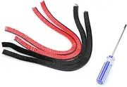 Soft Plush Strips with Screwdriver for Dyson V6 V7 V8 V10 Vacuum Cleaner Rolling Brush-Strips, Vacuum Cleaner Brushroll Rolling Brush Strips, 4Pcs