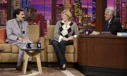Actor Sacha Baron Cohen as Borat and television personality Martha- Old Photo 7