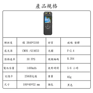 【Jinpei 錦沛】真 4K 解析度、APP即時觀看、180度旋轉鏡頭、自行車錄影、 針孔攝影機 微型攝影機 密錄器