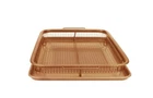EaZy MealZ Crisping Basket & Tray Set | Air Fry Crisper Basket | 200F3