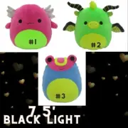 x3 Squishmallows ARCHIE Axolotl, BETHUNA dragon, WAMINA Frog 7" Plush Toy *NEW*