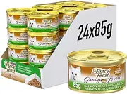 FANCY FEAST Gravy Lovers Adult Wet Cat Food Seared Salmon in Gravy 24x85g