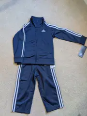 NWT Adidas Track Suit Athletic Pants Jacket Baby Toddler 24 Month