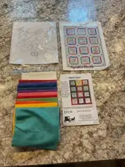 QUILT KIT ALPHABET BLOCKS 43.5”x54.5” Pattern & Fabric To Make Quilt Top Was $59