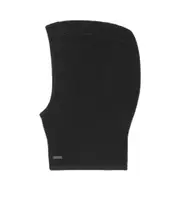 glittering knit balaclava in cashmere blend and lurex M Black