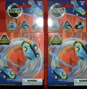 2 X NIB Laser RC Racers - USB Rechargeable Racecar- Stuntball included BOYS TOY