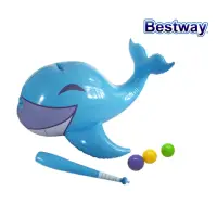在飛比找momo購物網優惠-【酷博士】Bestway-互動動物戲水擊球器(鯨魚)