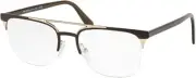 Prada 63UV- Mens Eyeglasses Frame-LFD1O1 Matte Brown/Matte Pale Gold-54-19-145