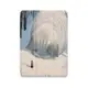 雪地貓咪適用ipad2022三折式air5新款10.2手繪2021平板保護套pro11創意帶筆槽mini6蘋果9.7英寸